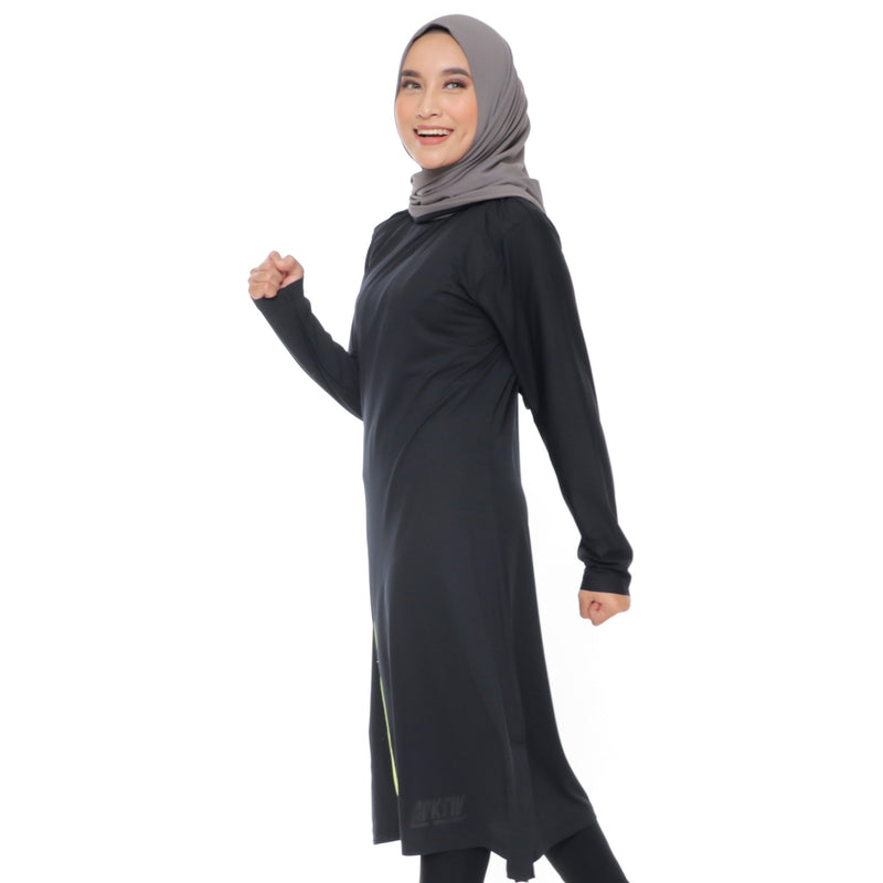 Long Stripe Basic Black - Yellow