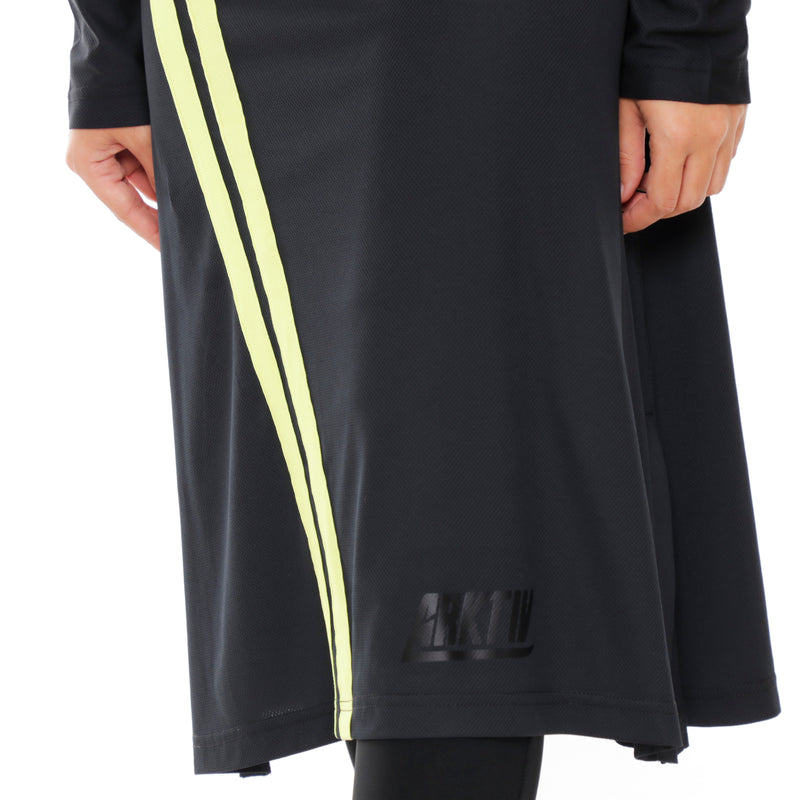 Long Stripe Basic Black - Yellow