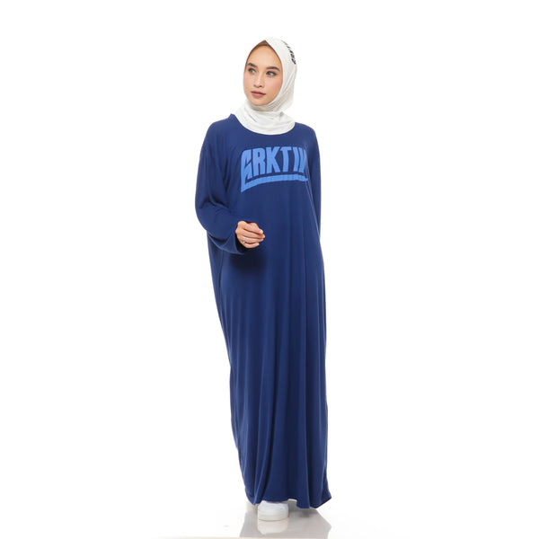 Comfy Dress Blue Long Sleeve